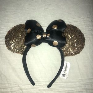 Gold Mickey Mouse ears! Bought at Disney